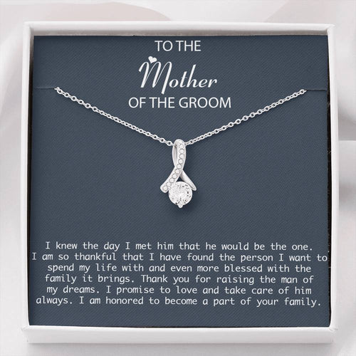 Mother-In-Law Necklace, Mother of the Groom Gift from Bride, Mother-In-Law Necklace, Mother of the Groom Gift