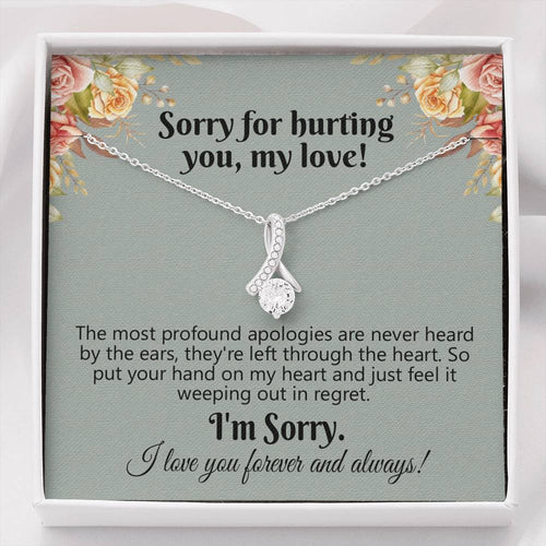 Apology Gift for Her, Forgiveness Gift, Sorry Gift for Wife, For Girlfriend, For Daughter, Gift to Say Your Sorry, Unique Apology Necklace