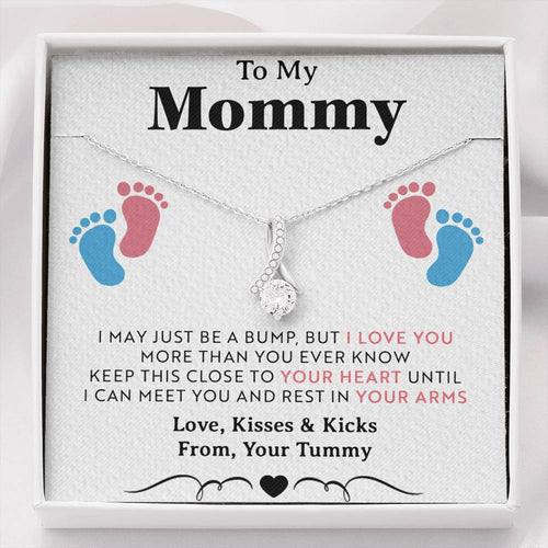 New Mom Gift Necklace, Trendy, Gift for New Mom in Hospital, Pregnancy Gift