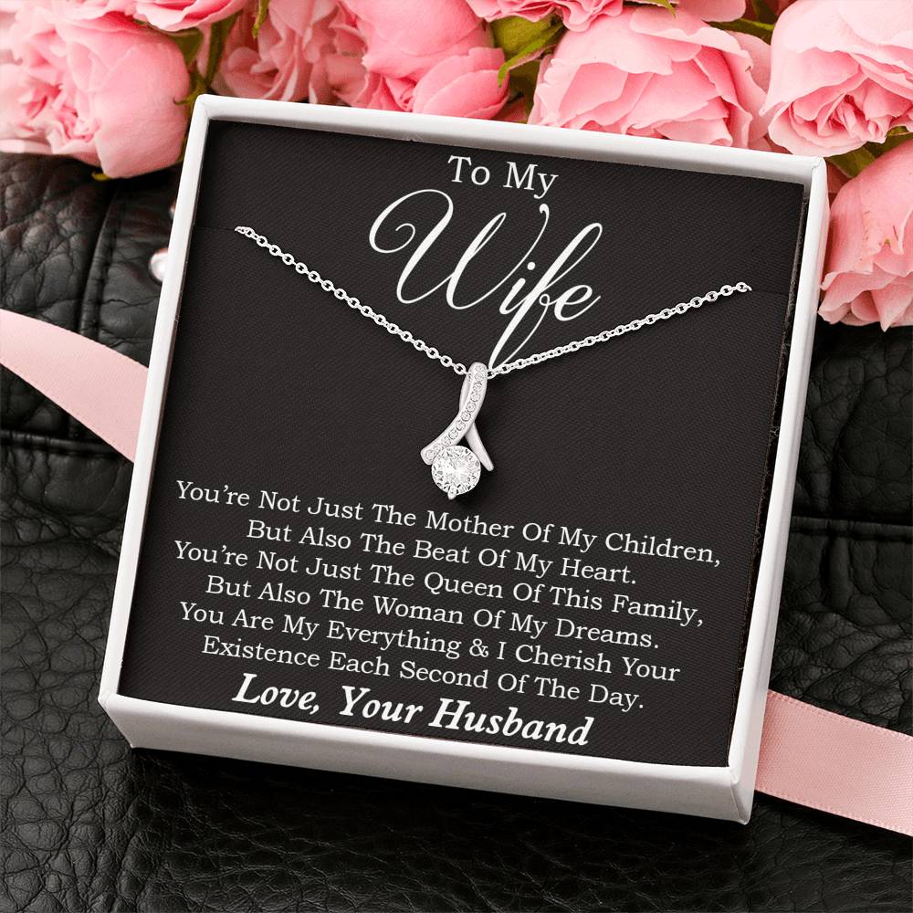 Wife Gift for Mothers Day Necklace, To Wife Mother Day Gift For Wife