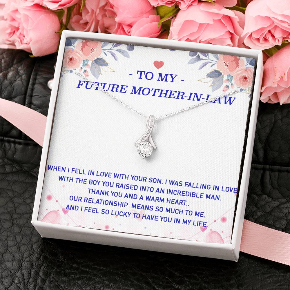 To My Future Mother-In-Law Necklace, Engagement Gift for Future Wife, Birthday Gift