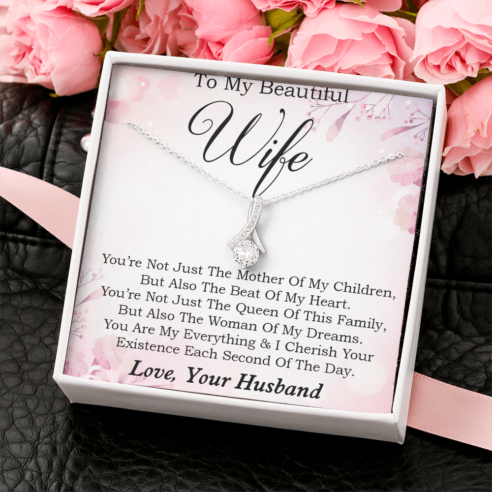 To My Wife Necklace, Engagement Gift for Future Wife, Birthday Gift