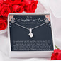 To My Daughter In Law Necklace, Wedding Gift, Bride Gift from Mother In Law Gift