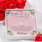 Mother In Law Gift from Bride Necklace, Mother In Law Gift on Wedding Day Gifts