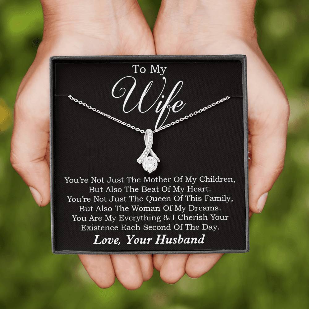 Wife Gift for Mothers Day Necklace, To Wife Mother Day Gift For Wife