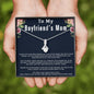 To My Boyfriends Mom Necklace, Boyfriend's Mom Gift, Mother's Day Gift for Boyfriends Mom