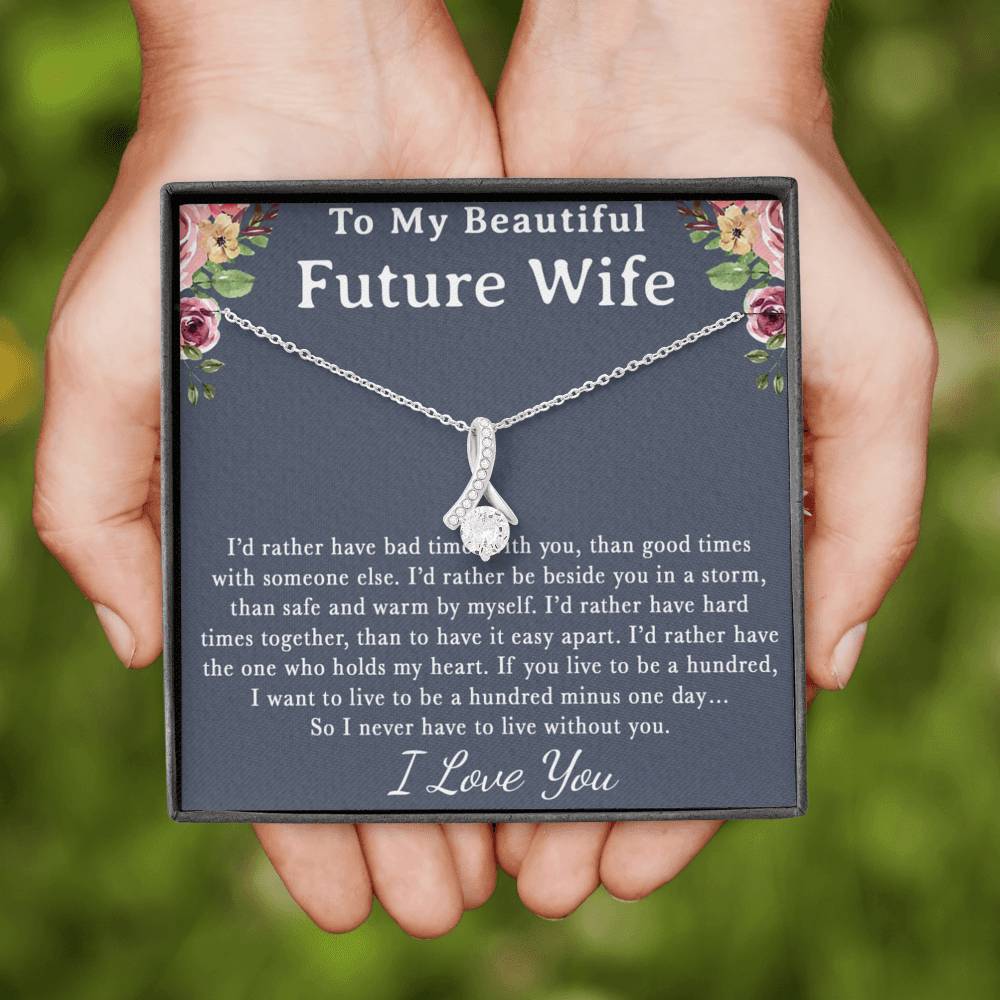 To My Future Wife Necklace, Future Wife Gift, Gift for Future Wife Necklace Future Wife