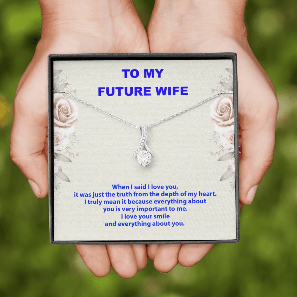 To My Future Wife Necklace, Engagement Gift for Future Wife, Birthday Gift