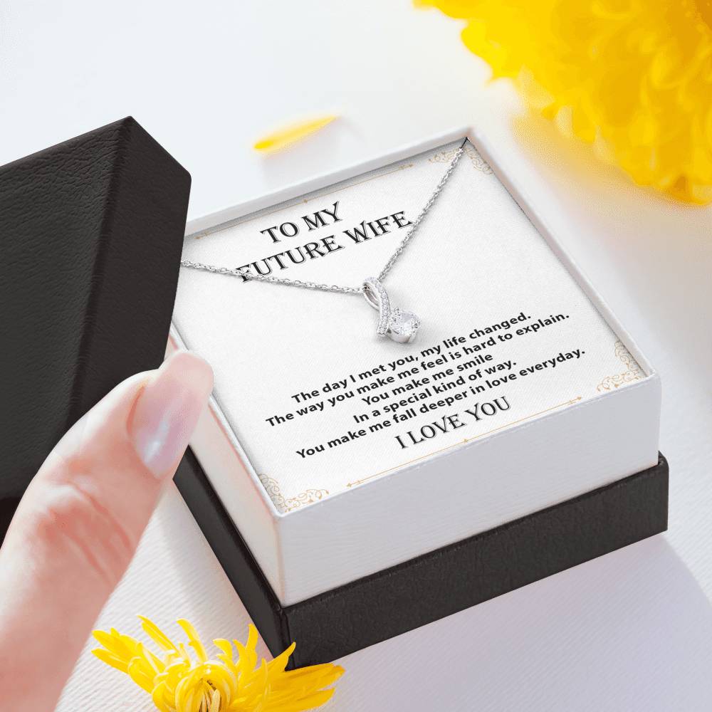 To My Future Wife Necklace, Engagement Gift for Future Wife, Birthday Gift