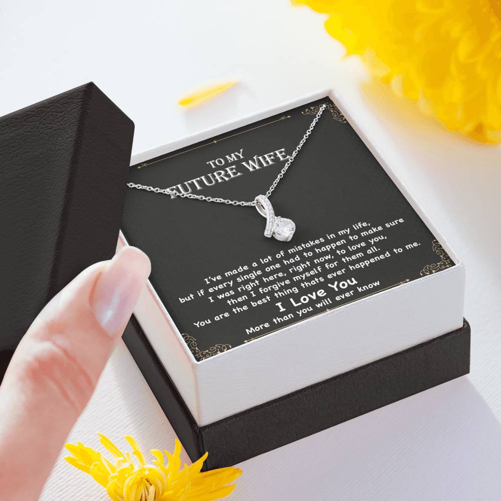 To My Future Wife Necklace, Engagement Gift for Future Wife, Birthday Gift