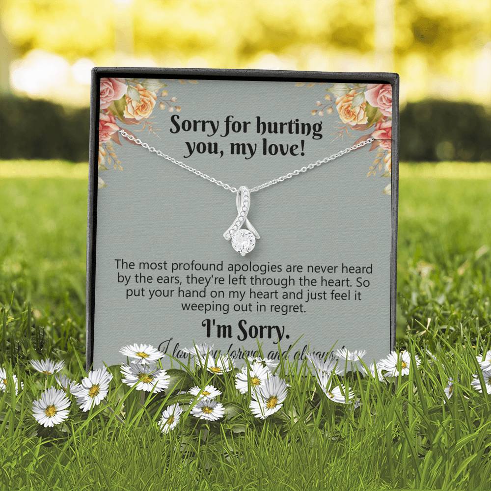 Apology Gift for Her, Forgiveness Gift, Sorry Gift for Wife, For Girlfriend, For Daughter, Gift to Say Your Sorry, Unique Apology Necklace