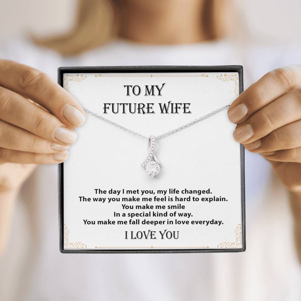 To My Future Wife Necklace, Engagement Gift for Future Wife, Birthday Gift