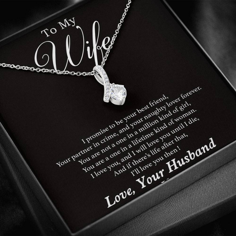 To My Wife Necklace, Gift For Wife, Anniversary Gift For Wife, Necklace For Wife