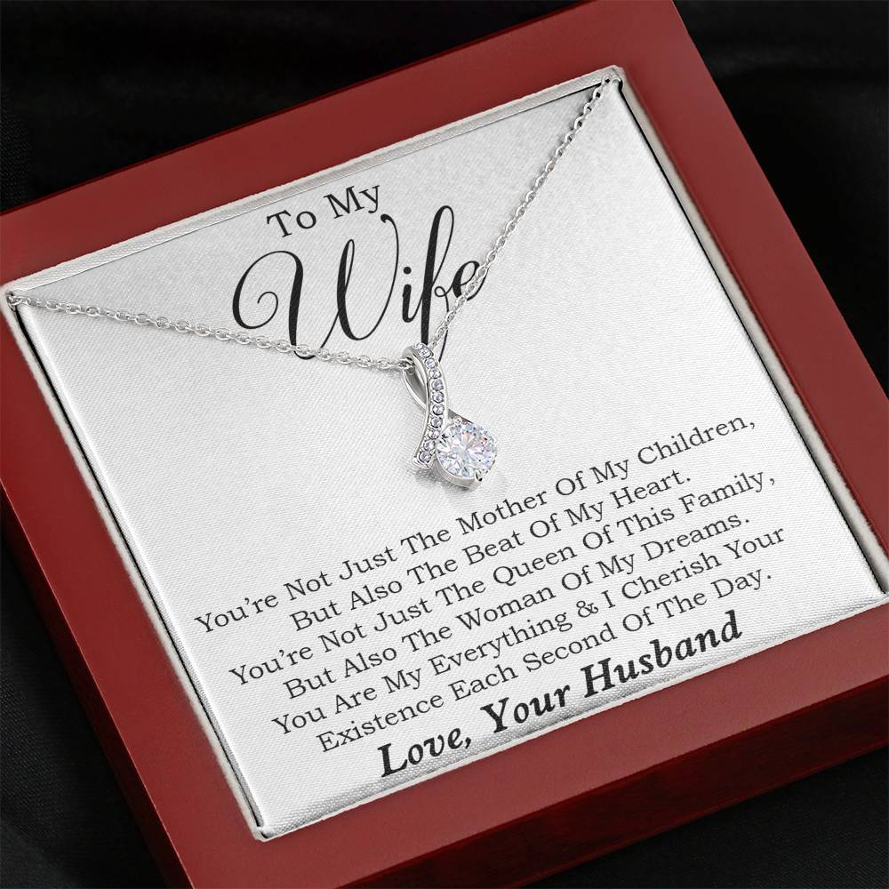 To My Wife Necklace, Engagement Gift for Future Wife, Birthday Gift