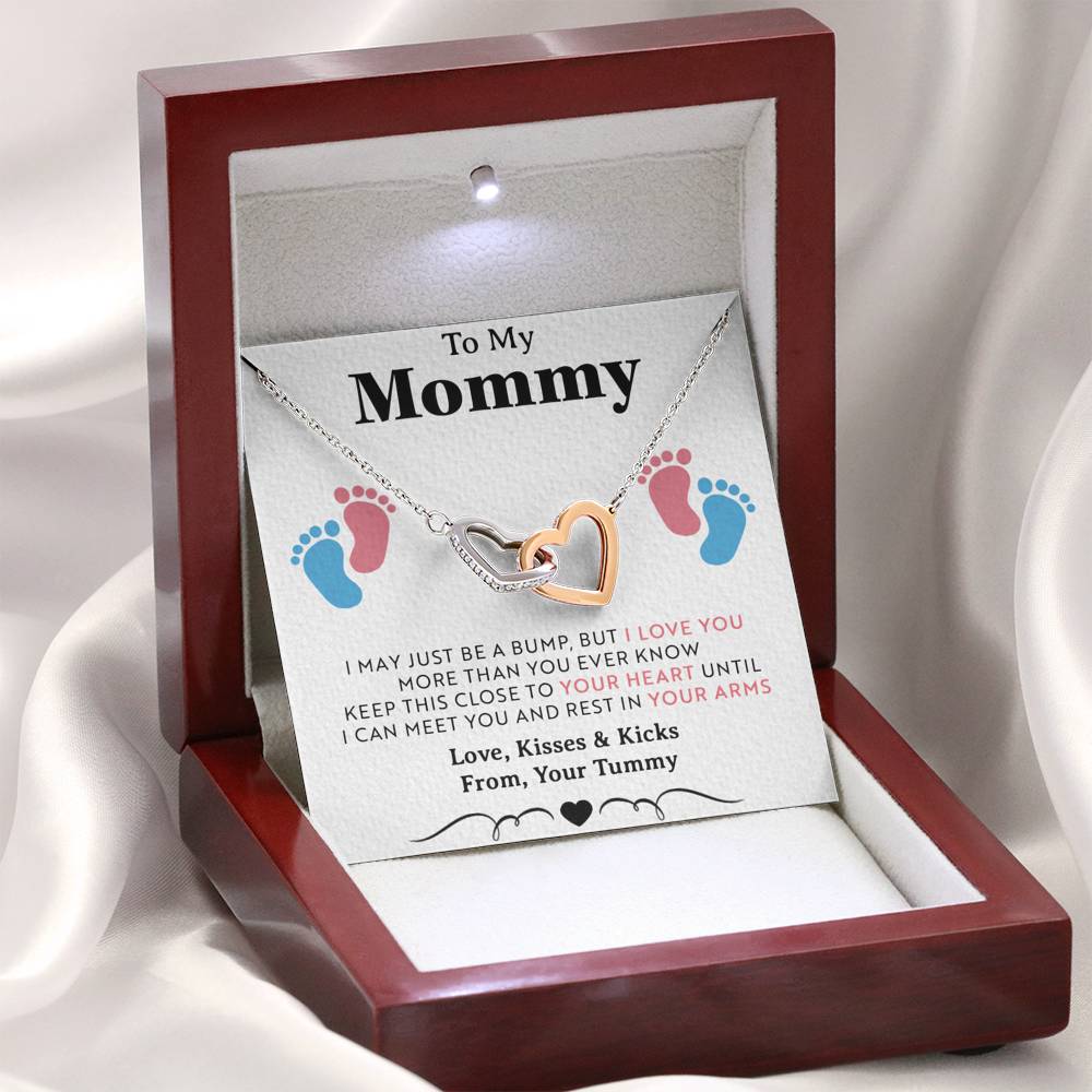 To My Mommy Gift Necklace, Trendy, Gift for New Mom in Hospital, Pregnancy Gift