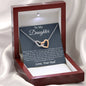 To My Daughter Necklace - Never Forget That I Love You - From Dad