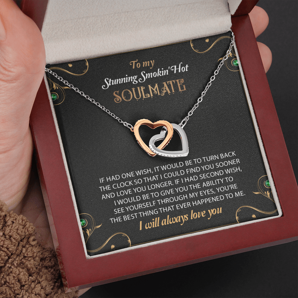 To My Stunning Smoking Hot Soulmate Necklace, Gift For Wife, Birthday Gift