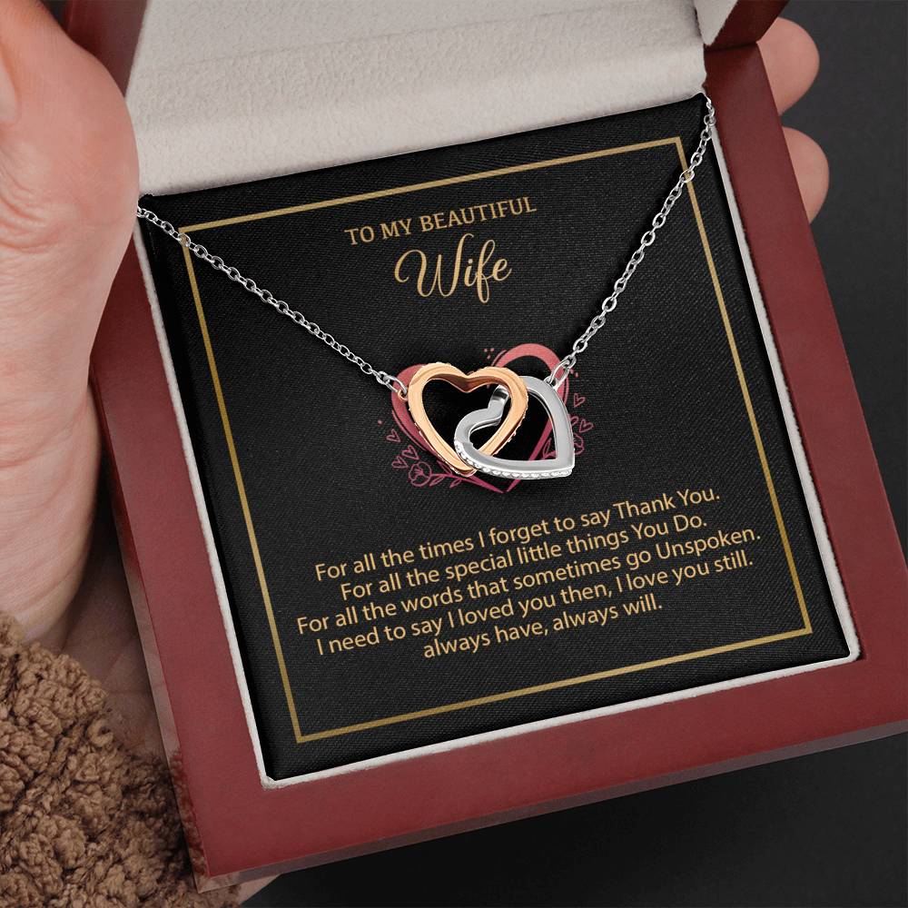 To My Wife Necklace