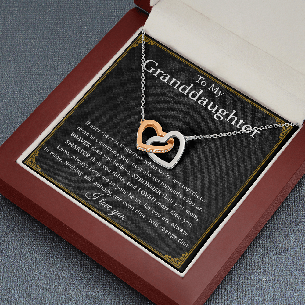 To My Granddaughter Necklace, Birthday Gift For Granddaughter, Birthday Gifts