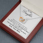 To My Daughter from Mom, Daughter Mother Necklace, Daughter Gift from Mom