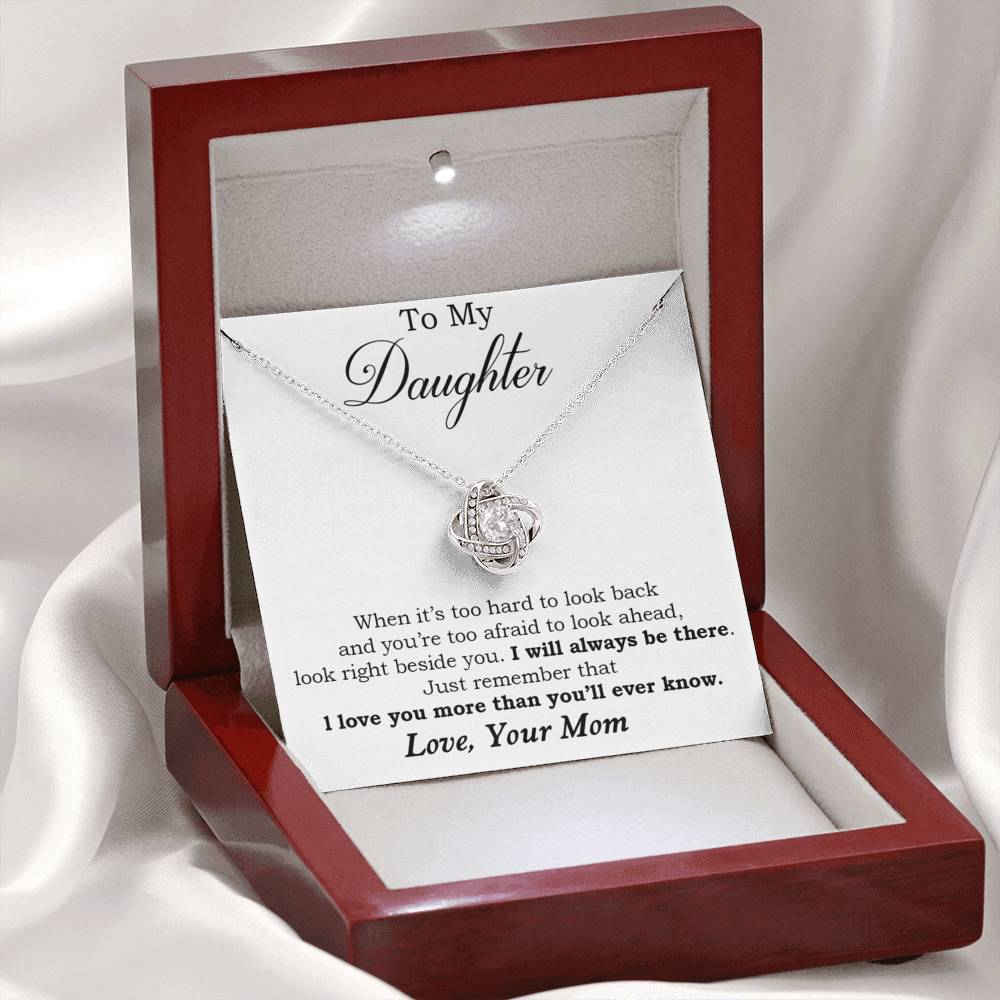 To My Daughter from Mom, Daughter Mother Necklace, Daughter Gift from Mom